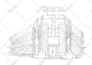 sketch your venue for wedding invites and stationery