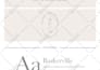 do minimalist line art botanical logo design with branding kit