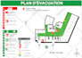 create emergency evacuation plan, fire safety plan, emergency exit