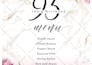 design wedding menu sign, drinks menu, dinner menu,his and hers drink sign,