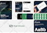 do custom minimalist logo design and full brand identity kit