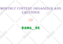make a social media content planner calendar for you
