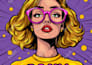 draw pop art portrait in roy lichtenstein style