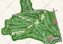 design a professional golf course map in vector format