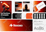 do custom minimalist logo design and full brand identity kit