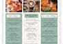 design a professional restaurant menu and food price list