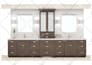kitchen and bathroom using 2020 design with 3d renders