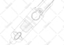 draw instruction manual, technical illustration, vector design, product line art