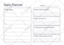 create modern minimal planners and journals for digital or print use