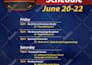 design event schedule flyer, one sheet, dl flyer in 6hrs