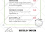 do  restaurant menu design, food menu or digital menu