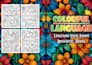 design low content coloring book cover for KDP