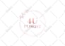 do modern feminine floral fashion beauty watercolour signature logo design