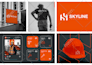 design brand logo, branding kit and brand identity