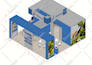 create 3d design event floorplan, stage, booth, exhibition