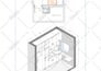 do autocad 2d drawing, 3d model and kitchen design