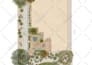 design 2d landscape site plan with color for your backyard and gardens