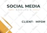 do social media audit and competitor analysis