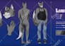 make custom furry reference sheet art or oc