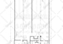 architectural floor plan and city permit drawing in autocad