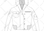 do professional technical flat sketches for fashion design