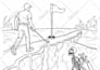 design low content coloring book cover for KDP