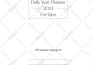 create 365 days fully dated diary, planners for amazon KDP