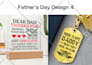 do attractive creative shineon necklace jewelry message card design