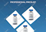 design supplement label, product label, peptide label and 3d mockup