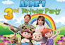 design kids party invitations