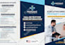 design a professional trifold or bifold brochure with clean layout