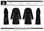 design activewear techpack with technical drawing and flat sketch