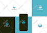 design extremely modern minimalist and luxury elegant logo design