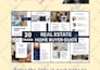 provide 600 real estate templates editable in canva