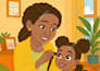 draw african american affirmation coloring book illustration