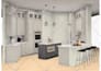 kitchen and bathroom using 2020 design with 3d renders