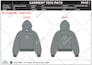 create production ready fashion clothing tech pack with flat sketch