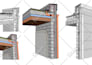 do detailed sections for the building design