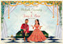 make custom illustrated wedding invitation cards