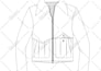 make fashion flat sketch for your design collections