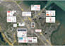 design and redesign retail trade aerial map for offering memorandum brochure