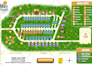 draw rv park map and campground map in vector illustrator