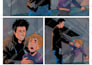 draw detailed comic illustration for graphic novel, superhero, nsfw comic book