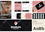 do custom minimalist logo design and full brand identity kit
