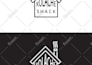 design black and white logo