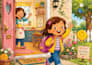 illustrate 3d children story book illustration and children book illustration