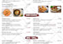 design amazing editable food restaurant menu
