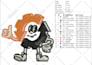do embroidery digitizing into dst,pes file in 1 hour