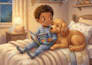watercolor children story book, picture book illustration, watercolor kids book