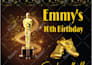 make a birthday party backdrop, banner or photo booth design